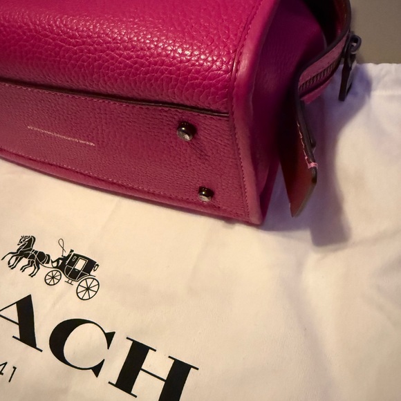Coach Pink Satchel Bag - Picture 14 of 16